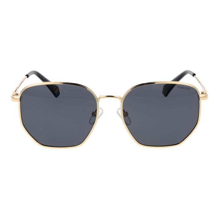 Polaroid Gold Metal Sunglasses