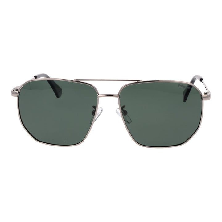 Polaroid Silver Metal Sunglasses