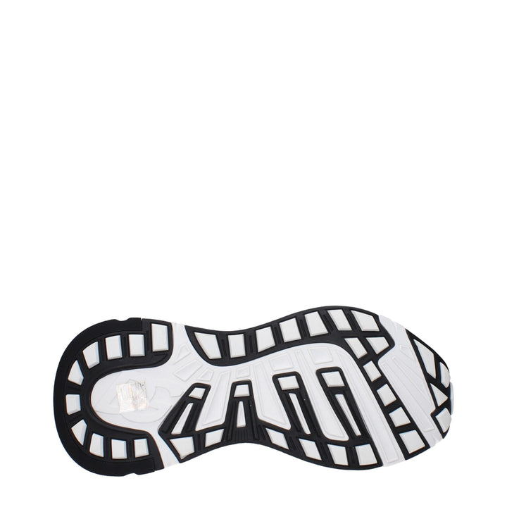 Dolce & Gabbana White Fabric Athletic Sneakers