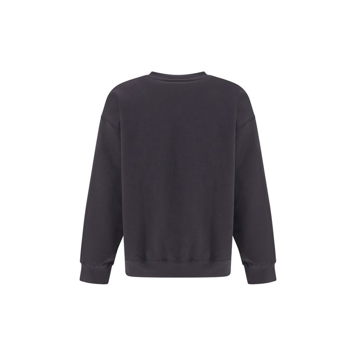 Ganni Black Cotton Sweatshirt