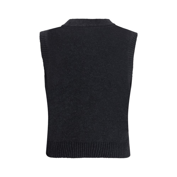 Ganni Black Wool Sweatshirt