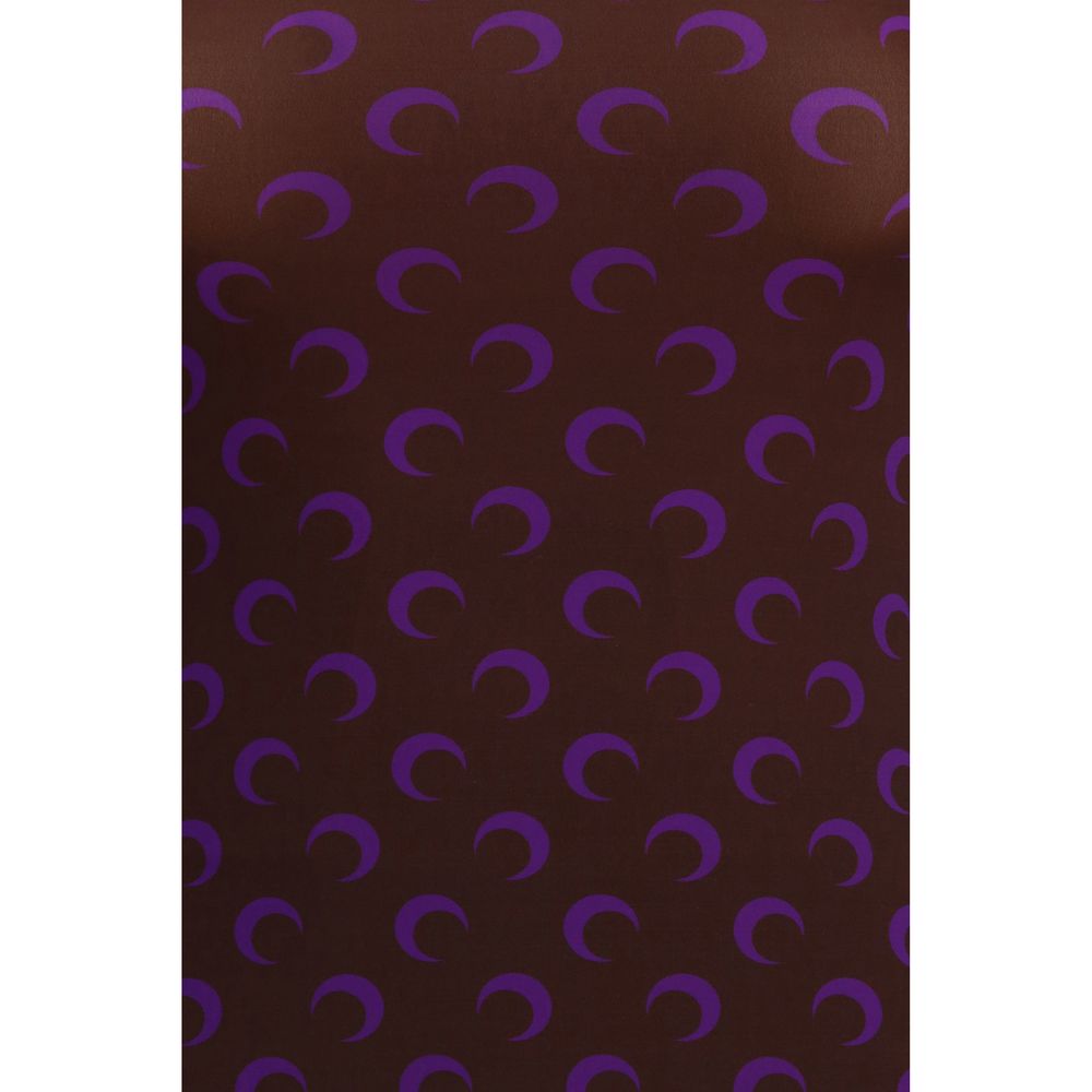 Marine Serre Brown Polyamide Top