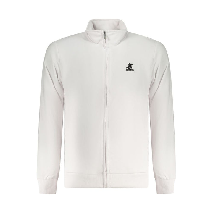 U.S. Grand Polo White Cotton Sweatshirt