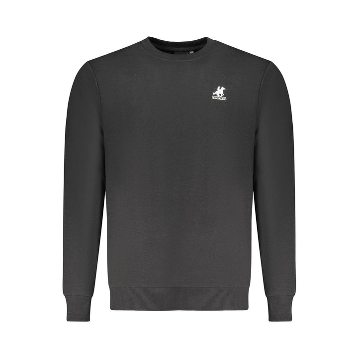 U.S. Grand Polo Black Cotton Sweatshirt