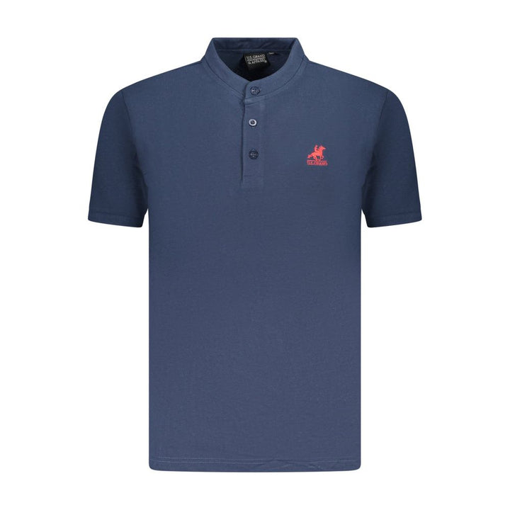 U.S. Grand Polo Blue Cotton Polo Shirt