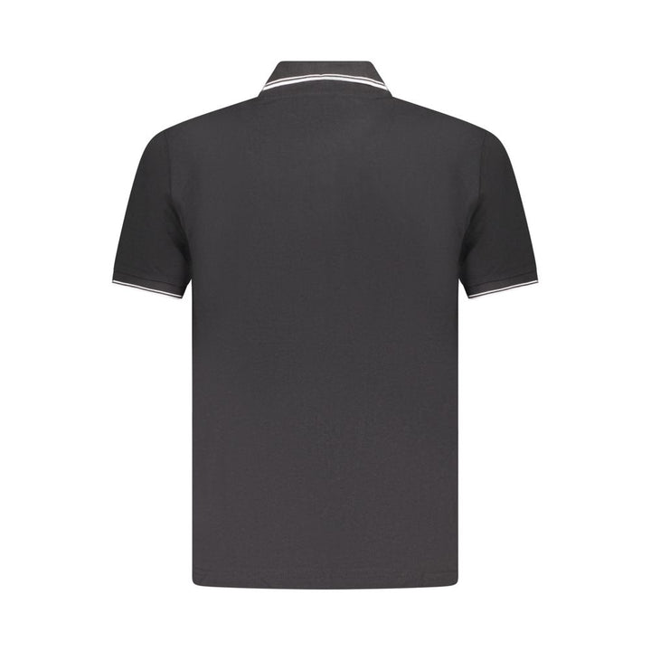 U.S. Grand Polo Black Cotton Polo Shirt