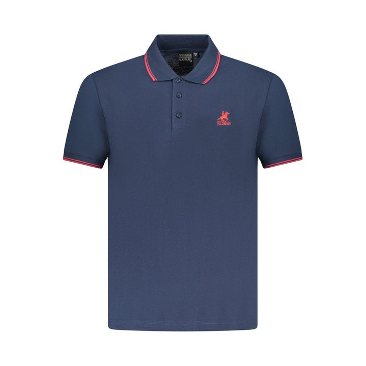 U.S. Grand Polo Blue Cotton Polo Shirt