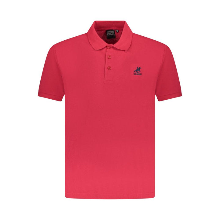 U.S. Grand Polo Red Cotton Polo Shirt