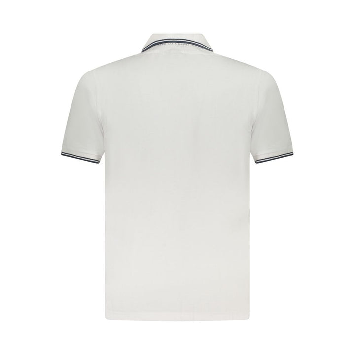U.S. Grand Polo White Cotton Polo Shirt