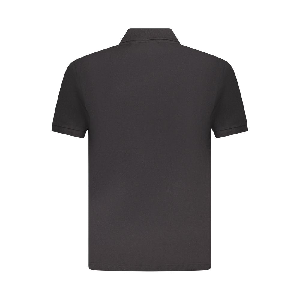 U.S. Grand Polo Black Cotton Polo Shirt