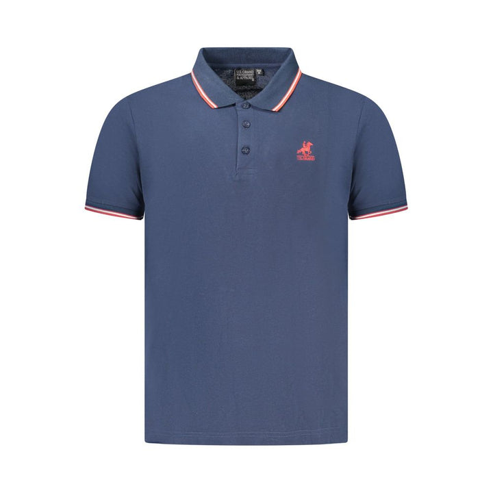 U.S. Grand Polo Blue Cotton Polo Shirt