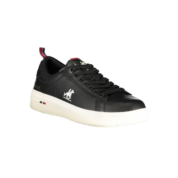 U.S. Grand Polo Black Polyester Sneaker