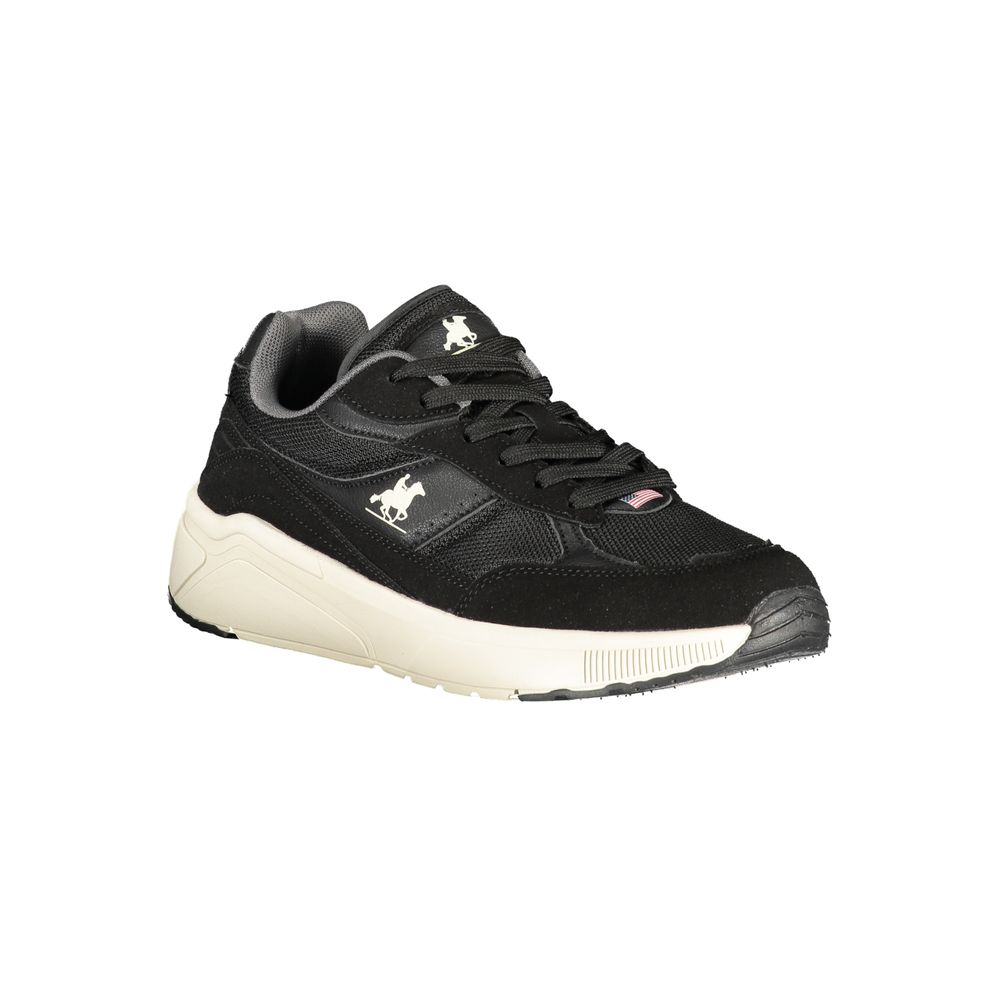 U.S. Grand Polo Black Polyester Sneaker