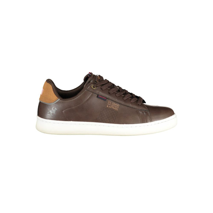 U.S. Grand Polo Brown Polyester Sneaker