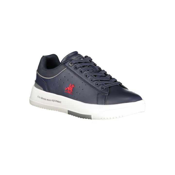 U.S. Grand Polo Blue Polyester Sneaker