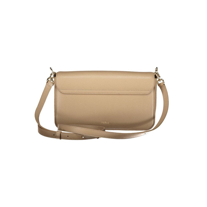 Furla Beige Leather Handbag