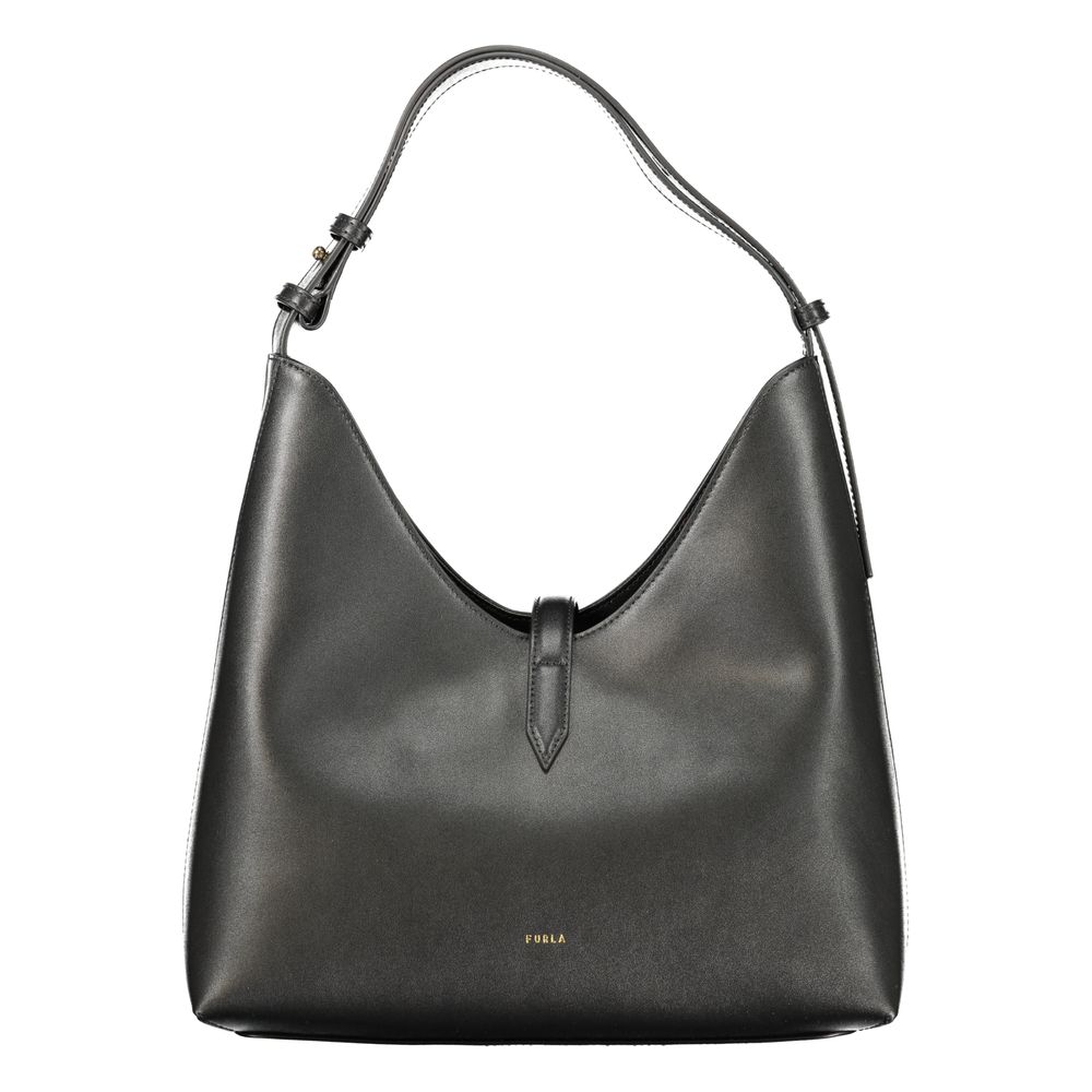 Furla Black Leather Handbag