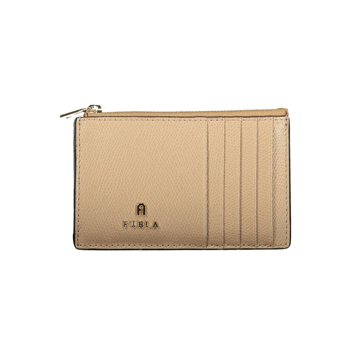 Furla Beige Leather Wallet