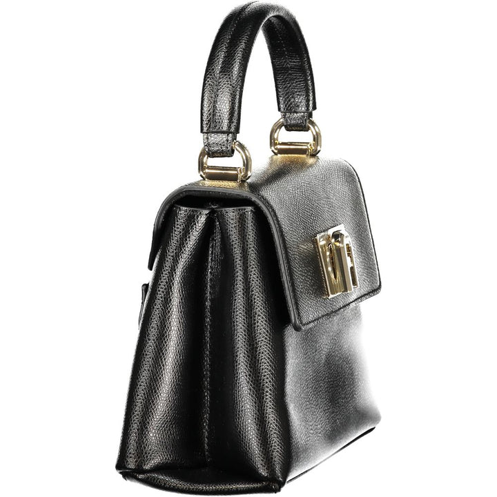 Furla Black Leather Handbag