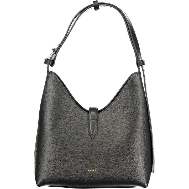 Furla Black Leather Handbag