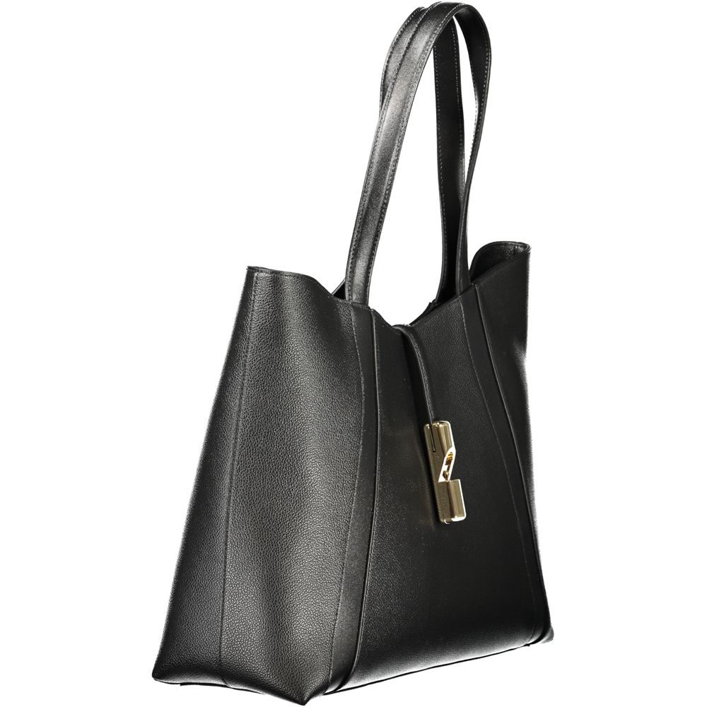Furla Black Leather Handbag