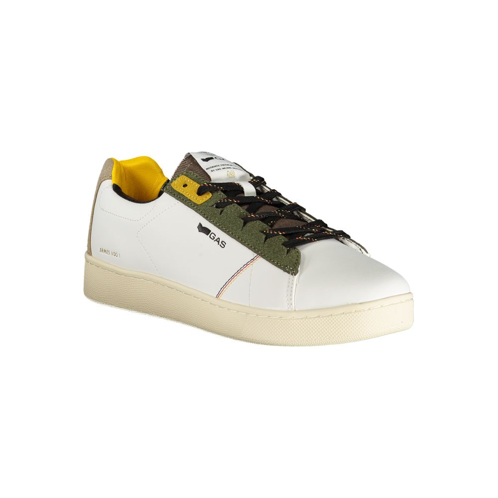 Gas White Polyester Sneaker