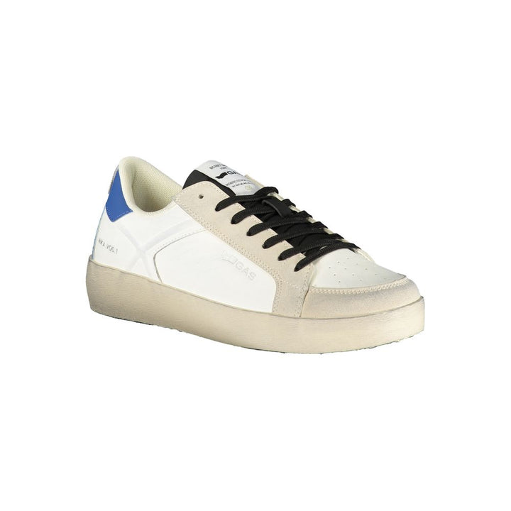 Gas White Polyester Sneaker