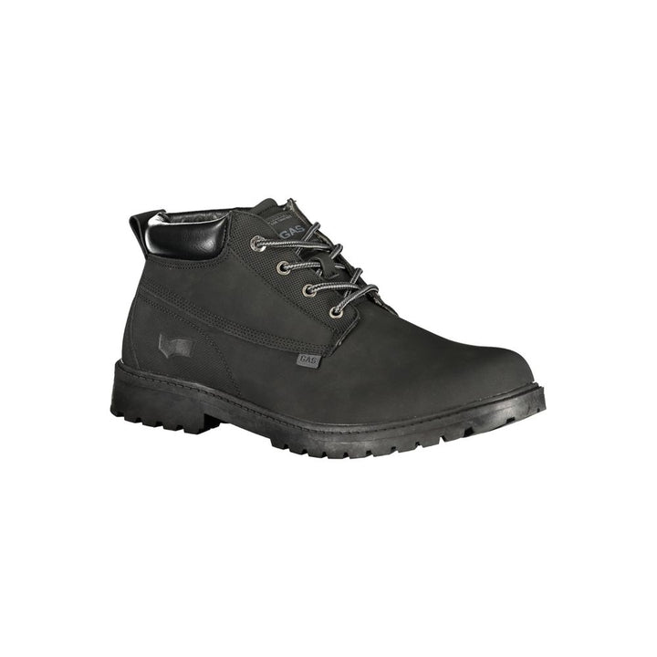 Gas Black Polyester Ankle