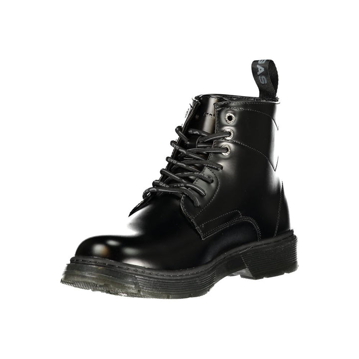 Gas Black Polyester Ankle