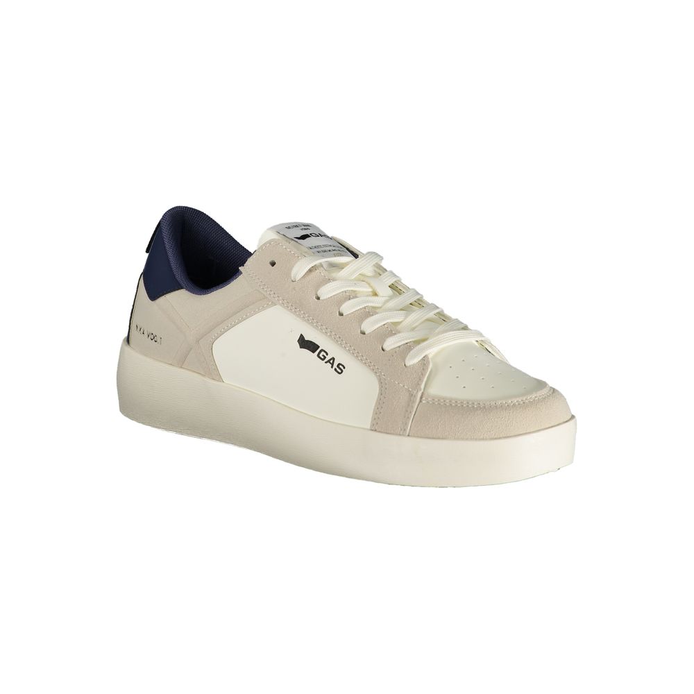 Gas White Polyester Sneaker