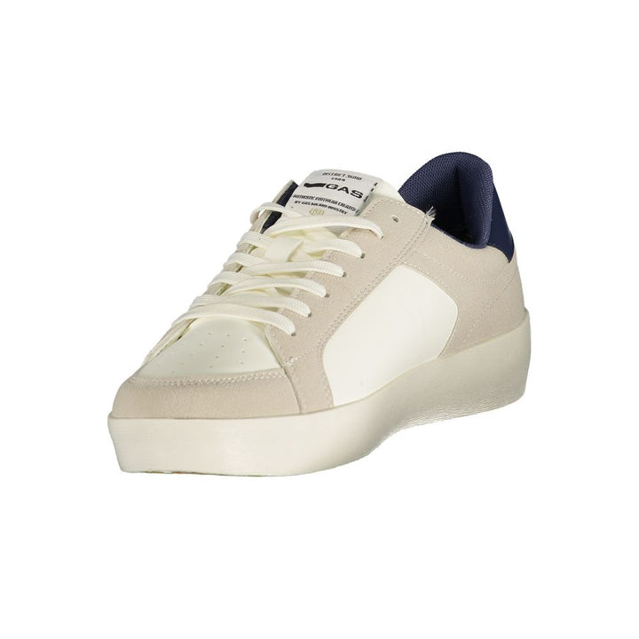 Gas White Polyester Sneaker