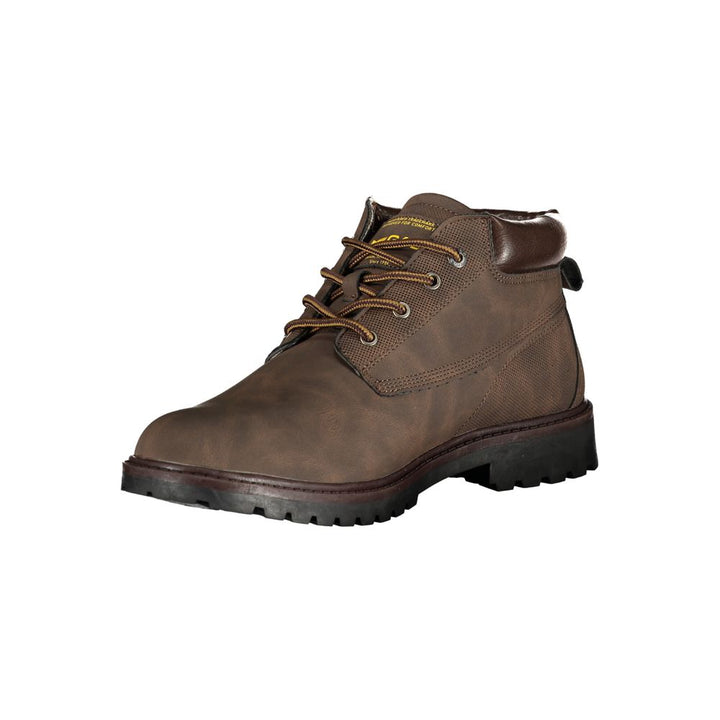 Gas Brown Polyester Ankle
