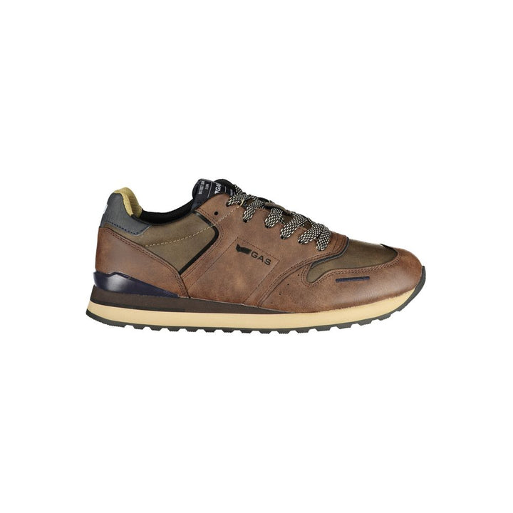 Gas Brown Polyester Sneaker