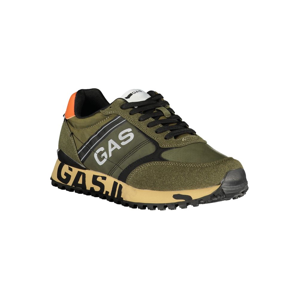 Gas Green Polyester Sneaker