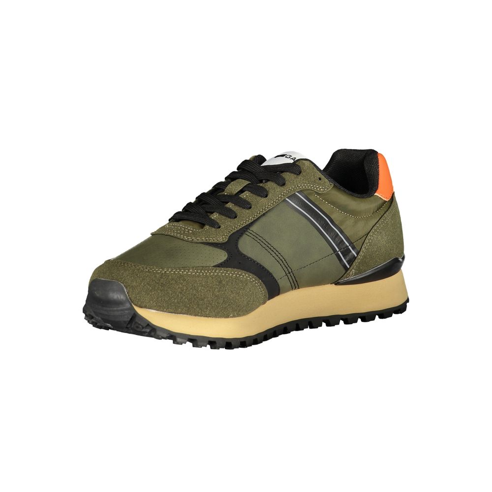 Gas Green Polyester Sneaker