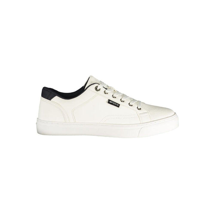 Gas White Polyester Sneaker