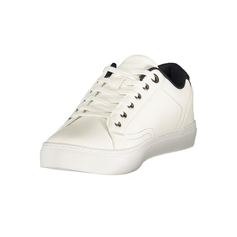 Gas White Polyester Sneaker