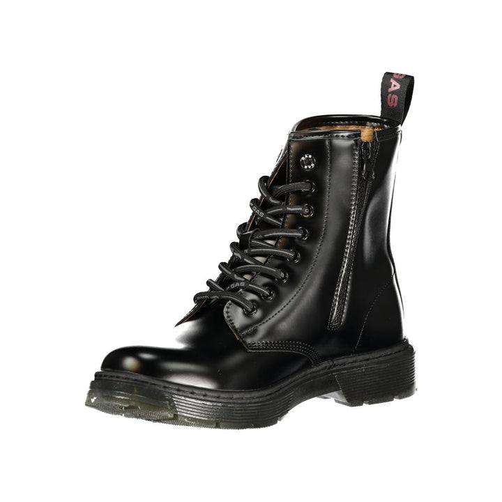 Gas Black Polyester Ankle