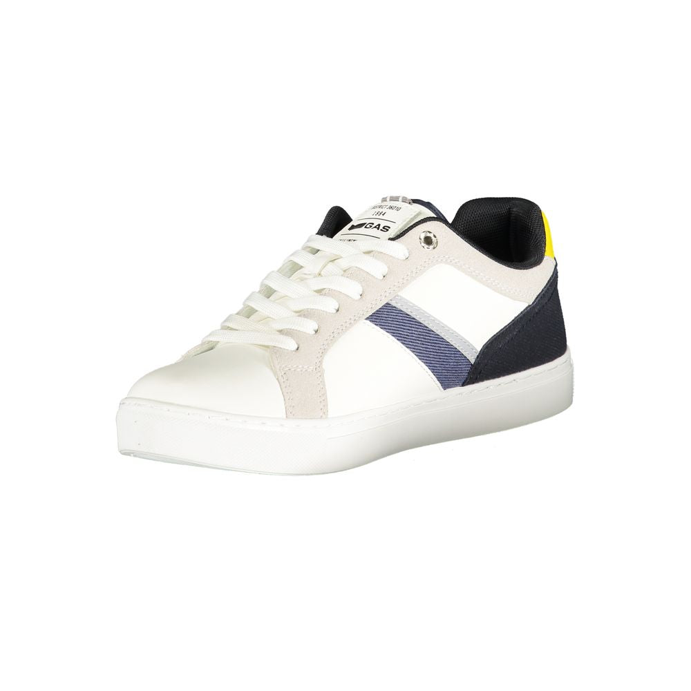 Gas White Polyester Sneaker