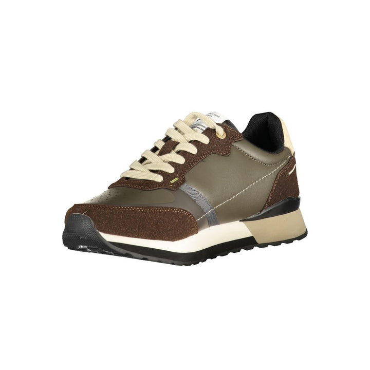 Gas Brown Polyester Sneaker