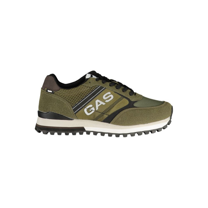 Gas Green Polyester Sneaker