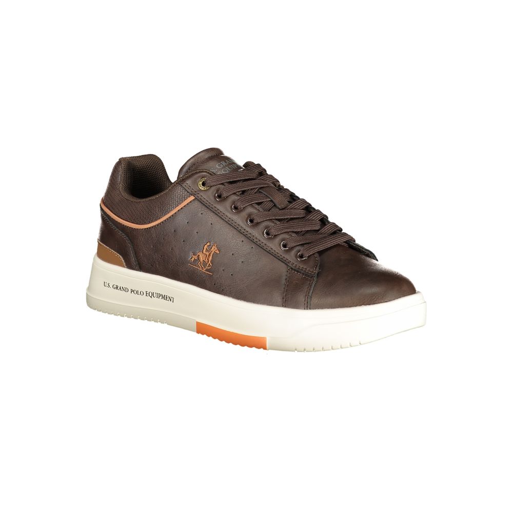 U.S. Grand Polo Marrone Polyurethane Men Sneaker