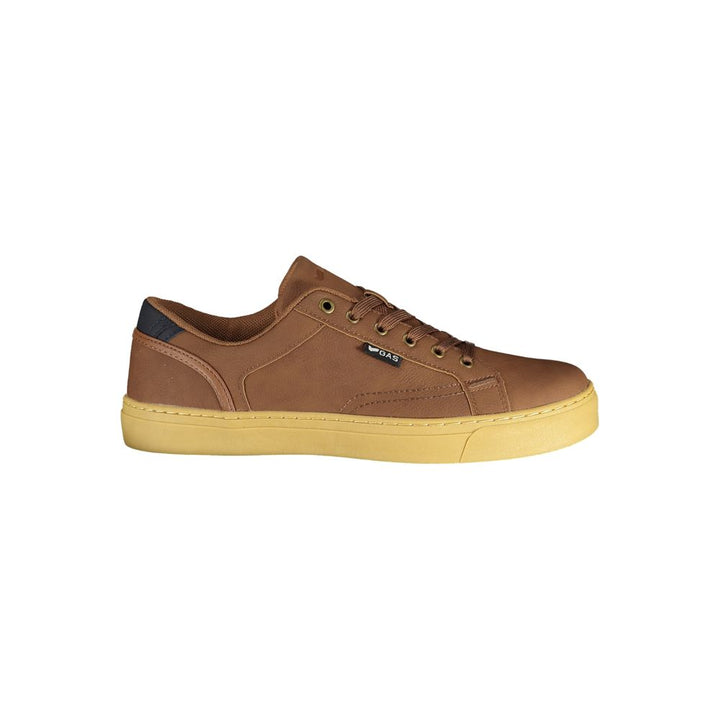 Gas Marrone Poliestere Men Sneaker