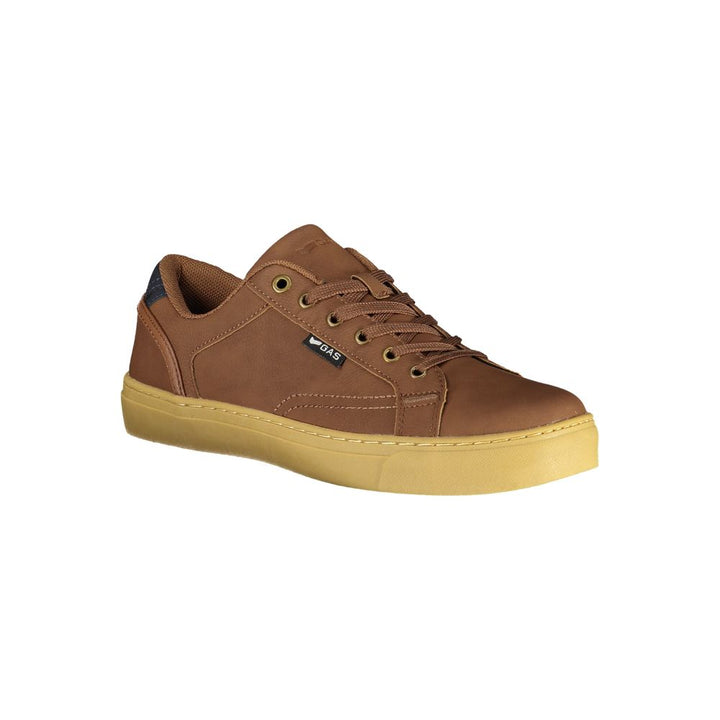 Gas Marrone Poliestere Men Sneaker