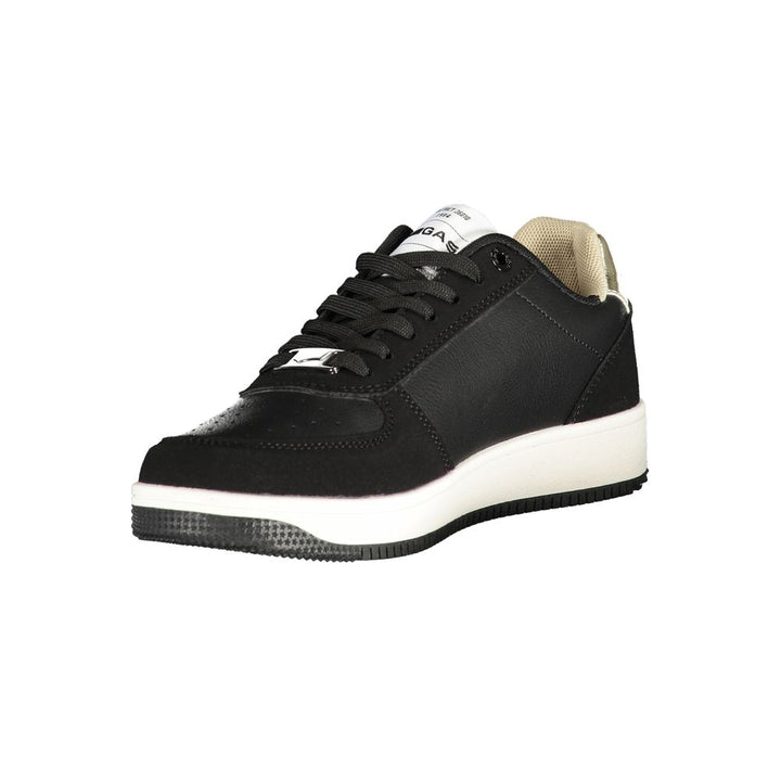 Gas Black Polyurethane Women Sneaker