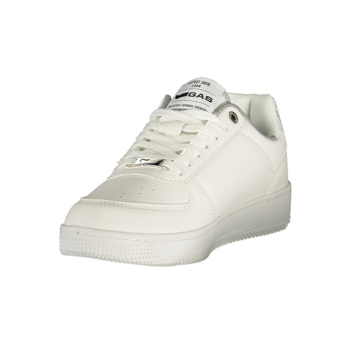Gas Bianco Polyurethane Women Sneaker