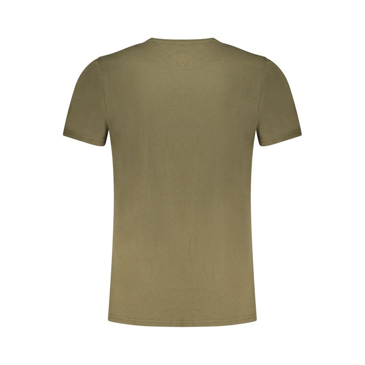 Tommy Hilfiger Verde Cotton Men T-Shirt