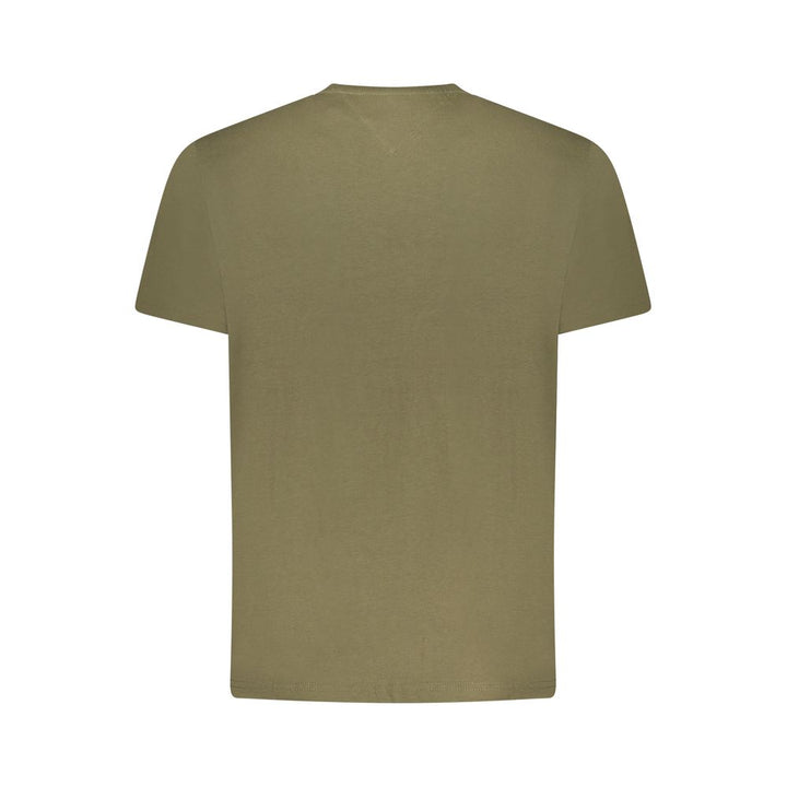 Tommy Hilfiger Verde Cotton Men T-Shirt