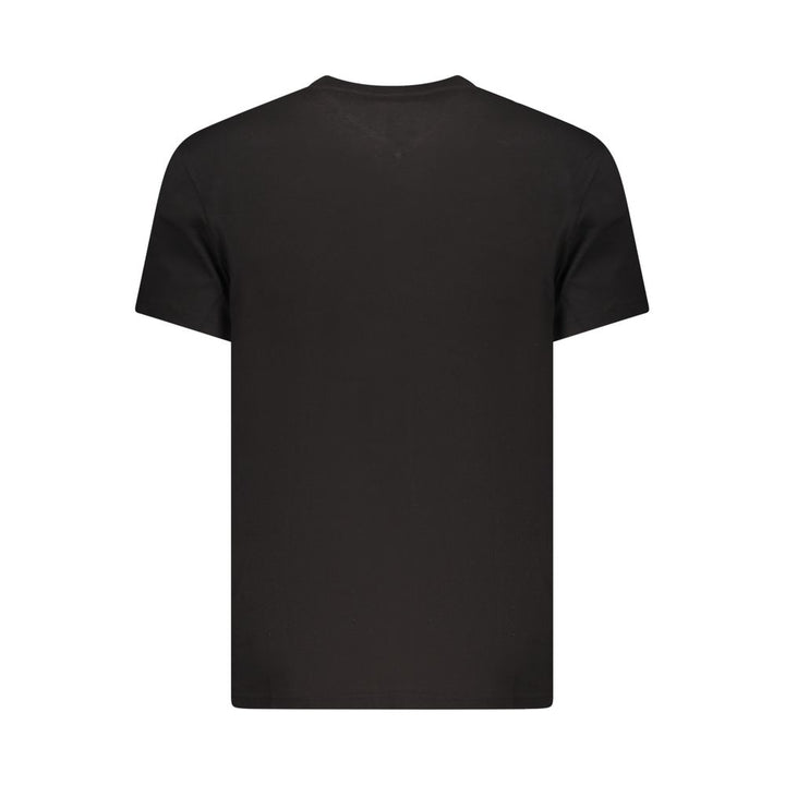 Tommy Hilfiger Black Cotton Men's T-Shirt