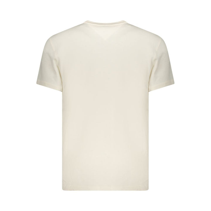 Tommy Hilfiger White Cotton Men's T-Shirt